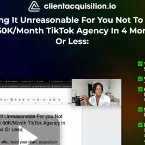 [Get] Serge Gatari – $50K/Month TikTok Agency Webinar Download